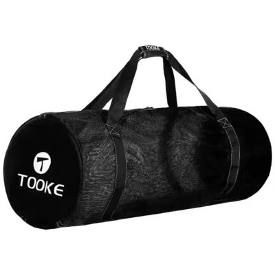109L Large Diving Mesh Bag Foldable Lightweight Scuba Snorkeling Scuba Mesh Bag