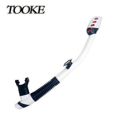 Full Dry Scuba Diving Snorkel Double Drain Valves For Swimming Dry Snorkel Set
