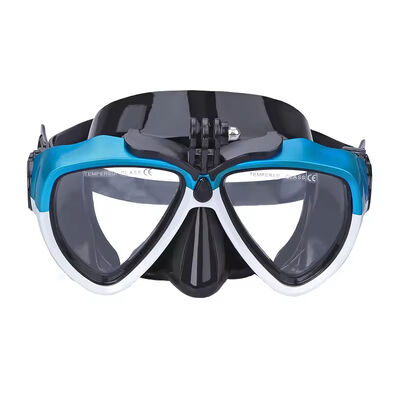 Custom Logo Photography Anti Fog Adult Tempered Scuba Diving Mask With Camera Stand