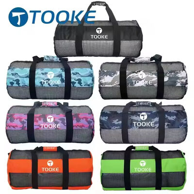 Custom Duffle Gear Bags Scuba Fin Bag Diving Mesh Bag For Outdoor Traveling Snorkeling